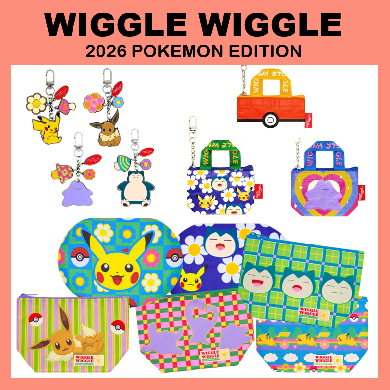 [WIGGLE WIGGLE] Túi Pokemon / Túi / Túi Charm / Hộp Phụ Kiện / Khăn Tay