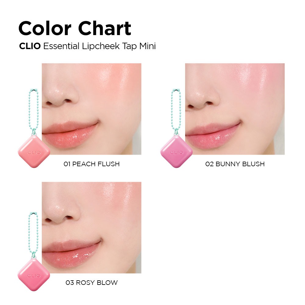 [CLIO - MỚI] Môi & Má Hồng Mini ESSENTIAL LIPCHEEK TAP MINI - 0.5g