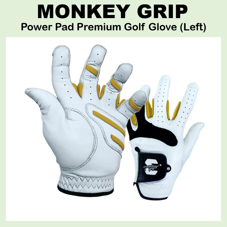 [MONKEY GRIP] Găng tay chơi gôn cao cấp Power Pad 001 (Tay trái nam)