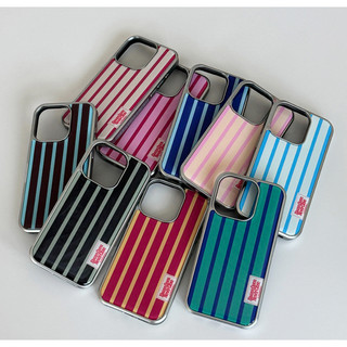 Ốp lưng epoxy bạc nhãn sọc mờ 9mall tương thích với iphone galaxy
