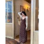 PUMIN DRESS | Đầm Maxi Hai Dây Chấm Bi Phối Ren Vintage Nữ Tính ⭐