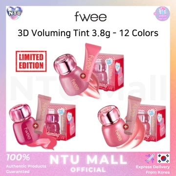 [fwee] Tint Voluming 3D MỚI 3.8g + Mini Tint - 12 Màu