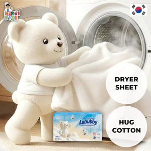 Giấy Sấy Quần Áo Siêu Đậm Đặc Hương Hug Cotton Chuẩn Vegan Đức (120 Tờ)
