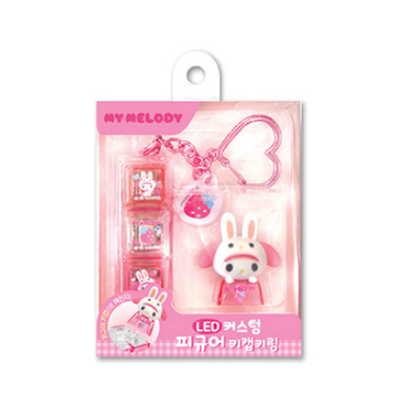 [SANRIO] Túi đựng chìa khóa hình tùy chỉnh LED quyến rũ (Mymelody / Kuromi / Cinnamoroll / Pochacco)