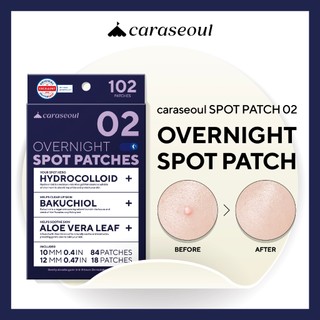 Miếng dán mụn caraseoul Overnight Spot Patches 102 miếng