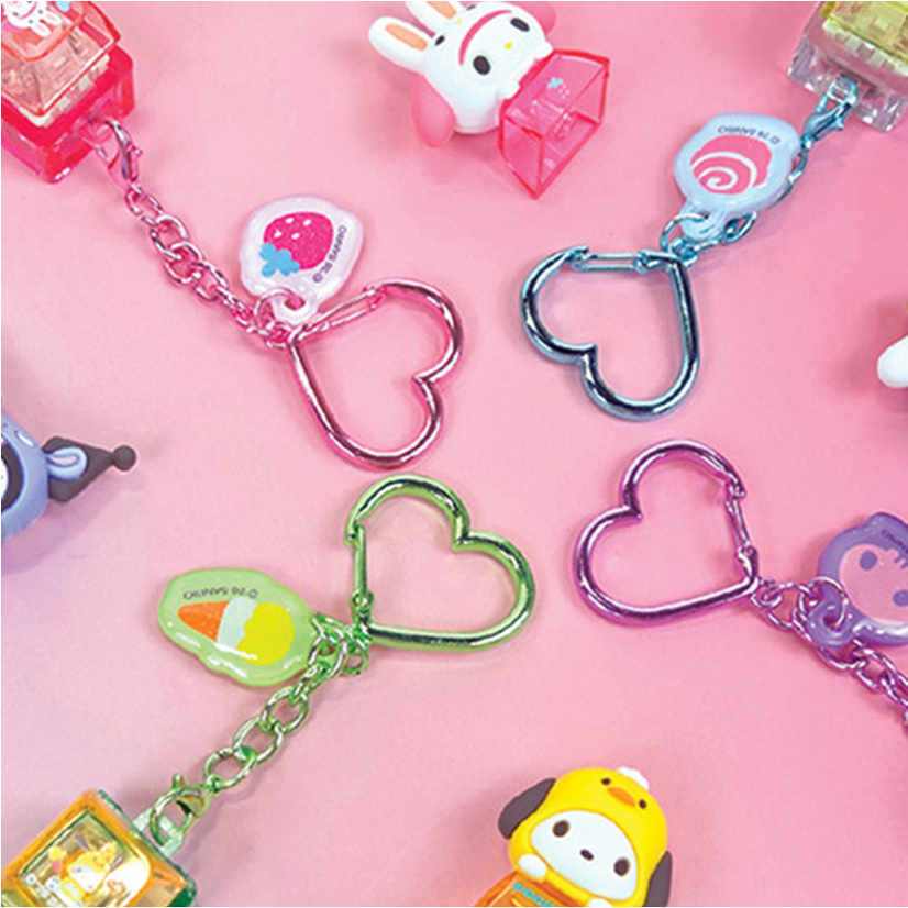 [SANRIO] Túi đựng chìa khóa hình tùy chỉnh LED quyến rũ (Mymelody / Kuromi / Cinnamoroll / Pochacco)