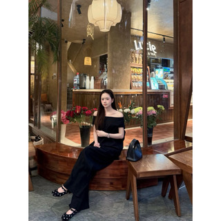 𝙀𝙑𝙀𝙍 𝙏𝙊𝙋 - Áo Linen Trễ Vai