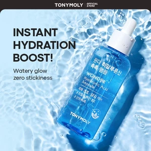 TONYMOLY Wonder Hyaluronic Acid Hydrating Ampoule Thẩm Thấu Nhanh, Cấp Ẩm Plumping Cho Làn Da Căng Bóng Dewy Skin