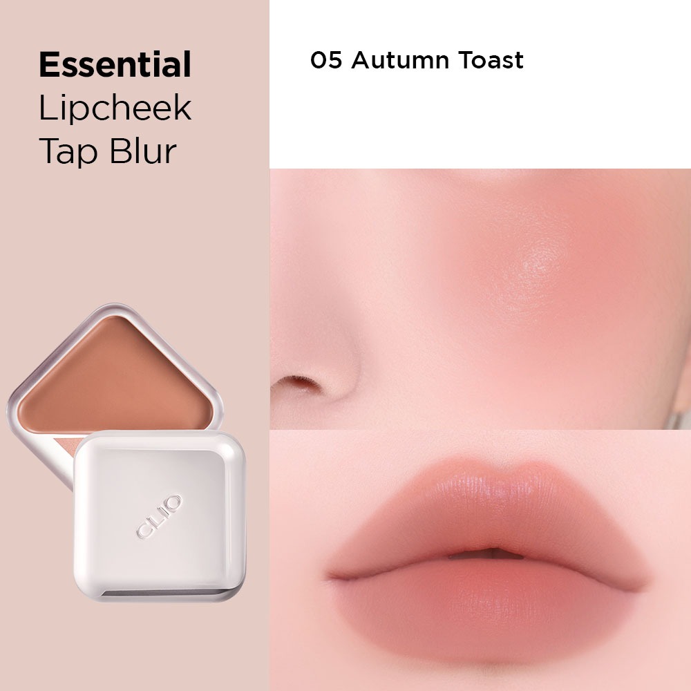 [CLIO - MÀU MỚI] Môi & Má Hồng Mịn Lì Blur ESSENTIAL LIPCHEEK TAP BLUR - 4.5g