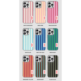 Ốp lưng epoxy bạc nhãn sọc mờ 9mall tương thích với iphone galaxy