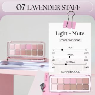 CLIO Bảng phấn mắt CLIO Pro Air 12 màu Matte & Shimmer Soft Daily Eye Shadow Palette