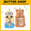 Minions ĐA NĂNG Tim Bear / BOB Photocard Móc Khóa Thẻ Túi Charm