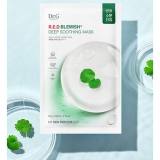 Mặt nạ làm dịu sâu Dr.G R.E.D Blemish Deep Soothing Mask (28g x 10 miếng)