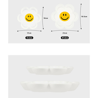 [WIGGLE WIGGLE] BỘ Đĩa Cười Dễ Thương 2P – Smile We Love