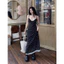 PUMIN DRESS | Đầm Maxi Hai Dây Chấm Bi Phối Ren Vintage Nữ Tính ⭐