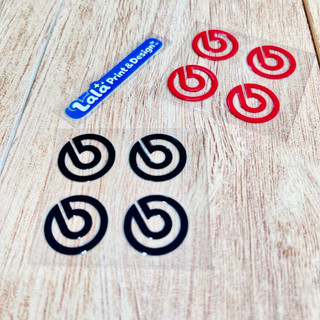 Tem Decal DTF logo B R E M B O 2cm Dán Trang Trí Heo Dầu | Dán xe Máy chống nước, bền màu