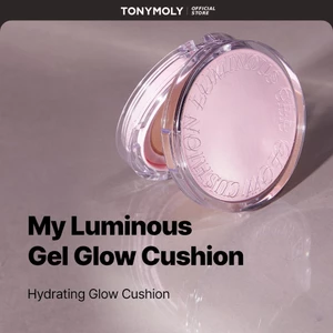 TONYMOLY Phấn nước My Luminous Gel Glow Cushion 15g SPF40 PA++ Dưỡng ẩm, nền mịn