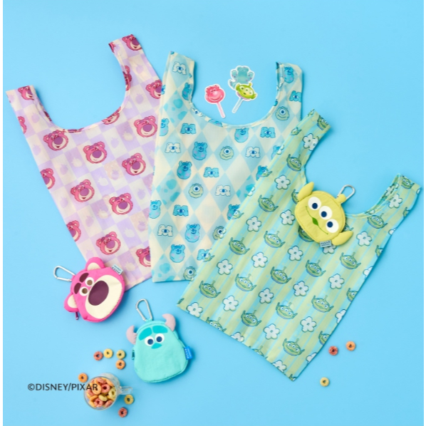 [BUTTER SHOP] Túi đựng chợ tiệc ngọt ngào ButterShop kèm túi Mini (Alien / Lotso / Sulley) Túi quyến rũ