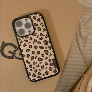Lily Daily - Vỏ cản da báo (epoxy, magsafe) tương thích cho iphone galaxy / bts V