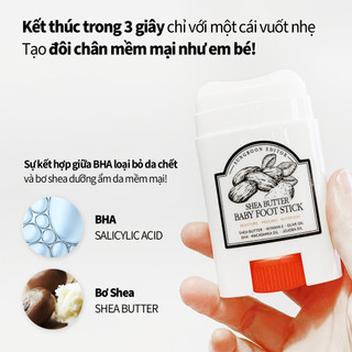 [SUNGBOON EDITOR] Thỏi dưỡng gót chân bơ hạt mỡ Shea Butter Baby Foot Stick 20g