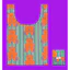 Túi dã ngoại bằng vải Polyester Túi có thể gập lại dòng gấu bông