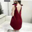 🌷 Đầm Suông Nơ Vai PUMILY DRESS Nữ Form Rộng Che Dáng Lưng Hở Chữ V Freesize Đỏ Nhung Trắng 💕