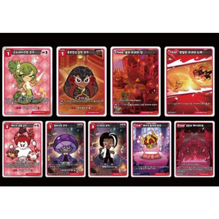 Cookie Run Kingdom Braverse TCG Card Vol8 Realm of Apathy & Land of Fire and Destruction Booster Pack 1 Hộp 2025 Phiên bản Hàn Quốc