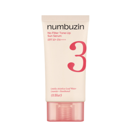 Numbuzin Numpuzin No.3 No Filter Tone-Up Sun Serum 50ml (2 Loại)