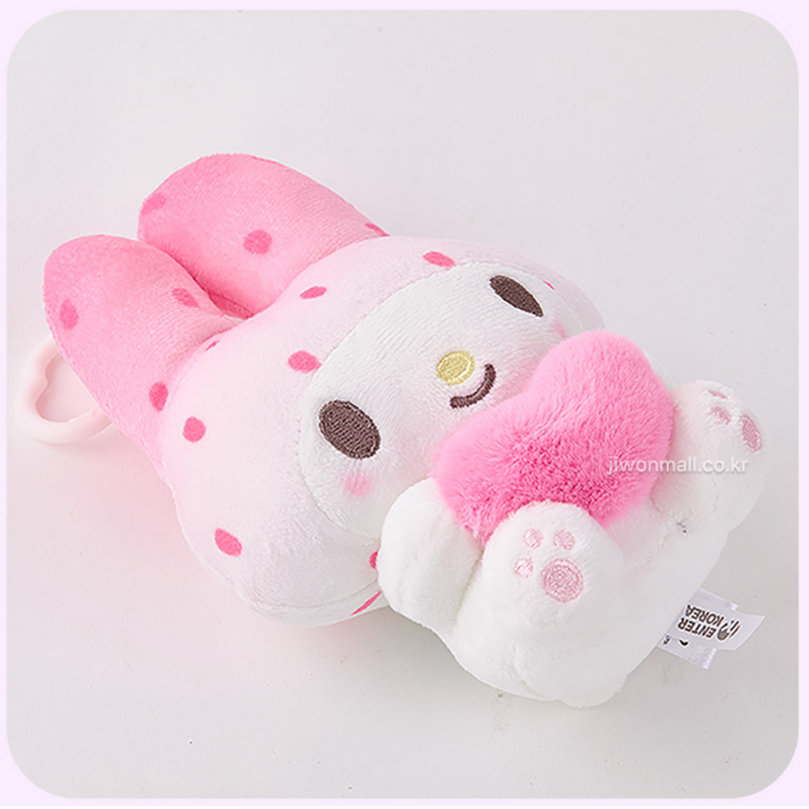 [SANRIO] Túi búp bê kỷ niệm 50 năm quyến rũ 13cm (Hồng / Dâu / Trắng / Tốt nghiệp / Vàng / Xám)