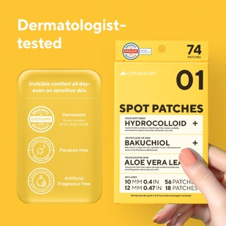 Miếng dán mụn caraseoul Spot Patches 74 miếng
