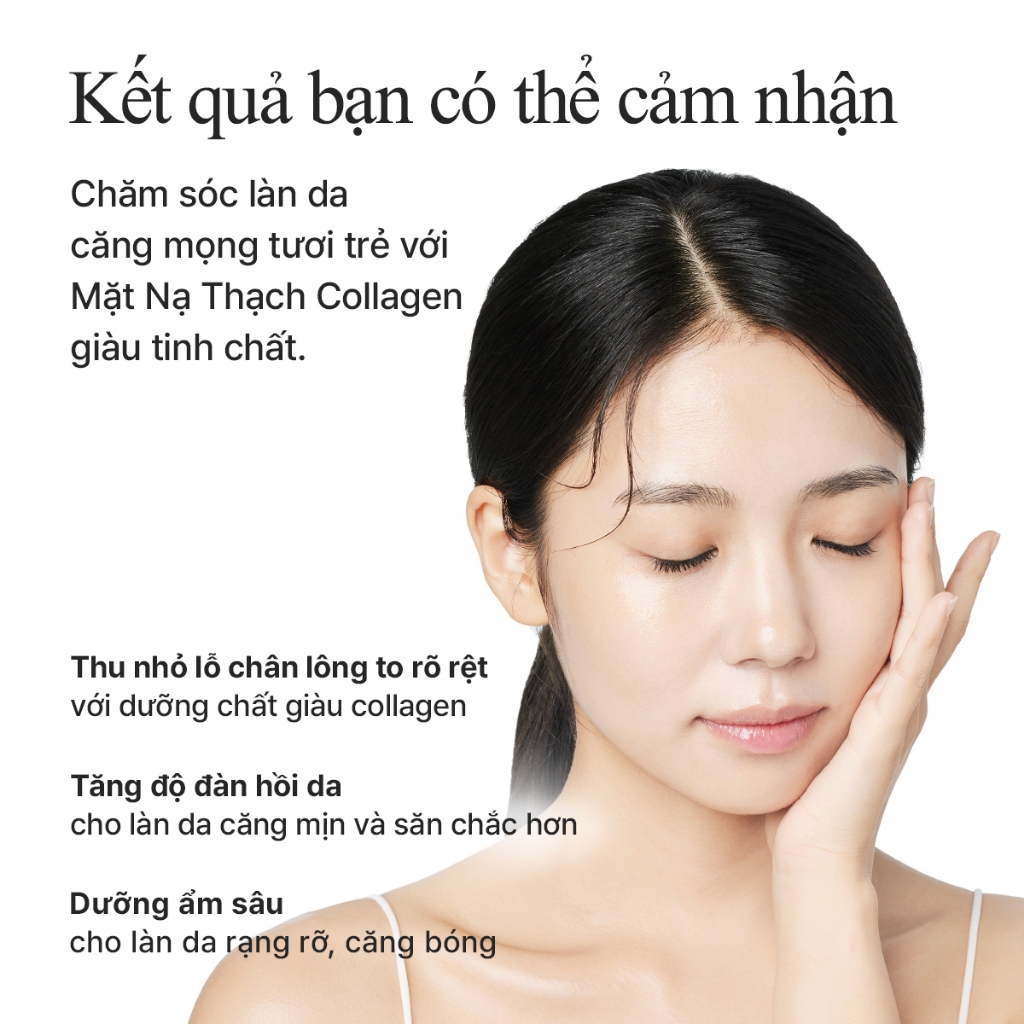 [Arencia] Mặt nạ Jello Collagen đỏ (4ea)