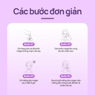 [Snow2plus CHÍNH THỨC] Miếng dán Hỗ trợ giảm mụn Magiê / Miếng dán rắc rối một đêm Plus (30 miếng dán) / Gói chăm sóc mụn trứng cá