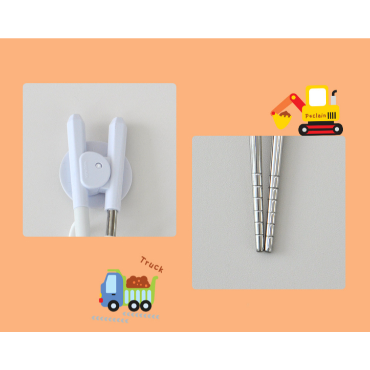 [WONDERJOY] Đũa thìa bằng thép không gỉ KitchenU Vroom Vroom
