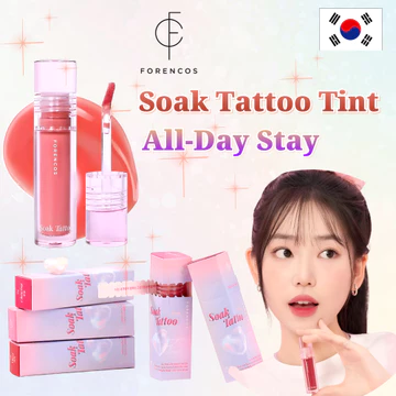 Forencos Son Tint Xăm Môi – Soak Tattoo Tint Lâu Trôi 100H