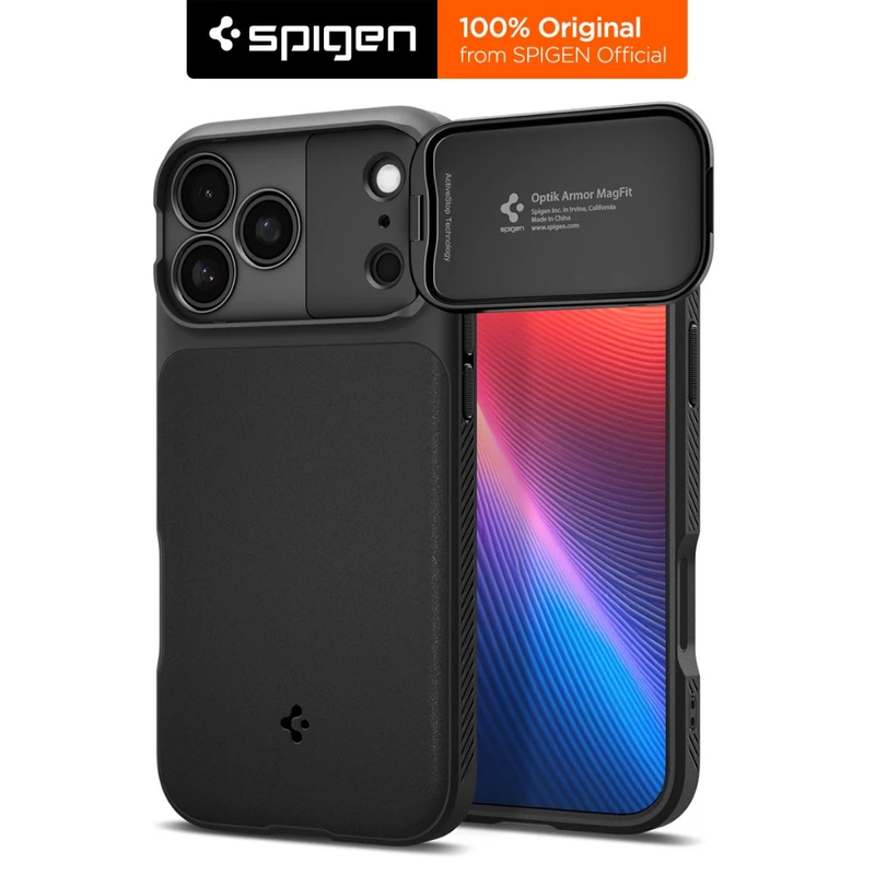 Ốp Lưng iPhone 17 Pro Max 17 Pro Air 17 16 15 Series Pro Optik Armor MagFit Spigen - Bảo Vệ Cụm Camera Toàn Diện — ảnh 1