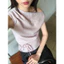 💖 Áo Lệch Vai Nữ LELI TOP Rút Eo Tôn Dáng Chất Xước Korea Cao Cấp Màu Trắng Hồng ✨