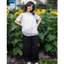 ⭐ PAMI TOP | Áo Babydoll Hoa Nhí Cổ Yếm Tơ Mềm Phối Lót Lụa Nữ Tính