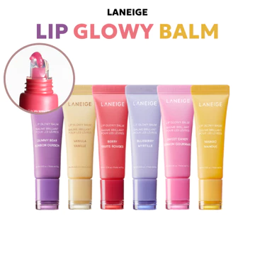 Son dưỡng môi LANEIGE 10g 6 màu (Berry, Gummy Bear, Blue Berry, Sweet Candy, Vanilla, Mango) - Son dưỡng ẩm và bóng cho môi