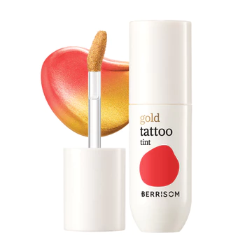 Berrisom Gold Tattoo Tint 01 Veil Đỏ Chống Thấm Nước Son Tint Lâu Dài Hàn Quốc Son Stain