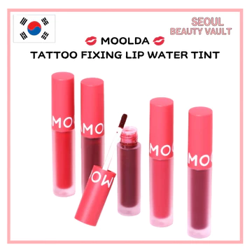 [MOOLDA] Kem dưỡng môi cố định hình xăm 3g 20 sắc thái | Son Tint Hàn Quốc lâu trôi Nhẹ K-Beauty