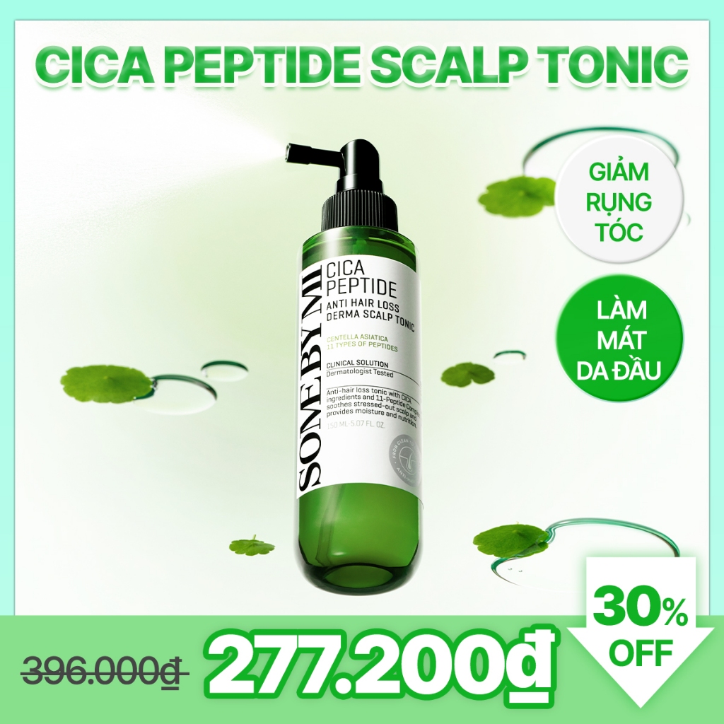 Xịt dưỡng tóc Cica Peptide nuôi dưỡng tóc/ da đầu chống rụng tóc 150ml