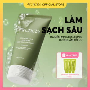 Trà xanh + Sữa rửa bánh gạo lỗ chân lông sâu LHA 150ml