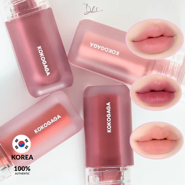 Son Tint Nhung Kokogaga Grooming Velvet Tint 4g - Son Vegan Lì Mịn Môi