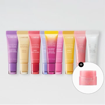 BoxPacking [LANEIGE] Lip Glowy Balm 10g (Berry, Gummy Bear, Sweet Candy, Vanilla, Blueberry, Mango) from KOREA