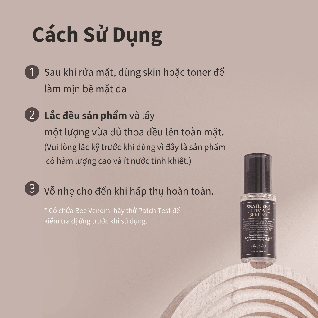 [Benton Official] Serum Tinh Chất Benton Snail Bee Ultimate Serum Plus – Làm sáng da, hỗ trợ hàng rào bảo vệ da, chăm sóc da khuyết điểm, cải thiện dấu hiệu lão hóa, dưỡng da chuyên sâu