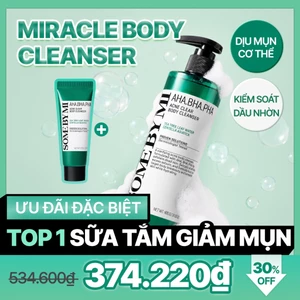 Sữa tắm giảm mụn AHA-BHA-PHA 30 Days Miracle Acne Clear Body Cleanser 400g