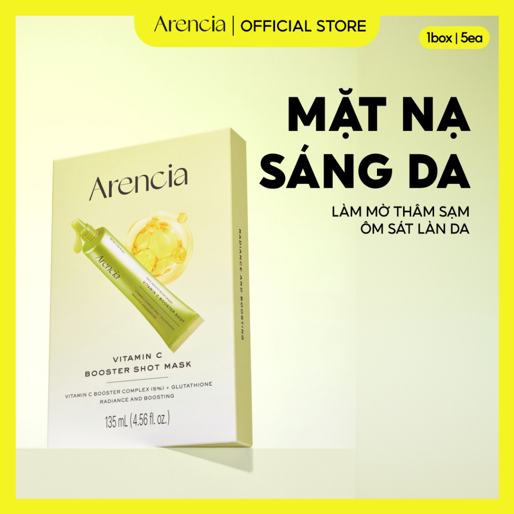 [Arencia] Mặt nạ Vitamin C Booster Shot 5ea