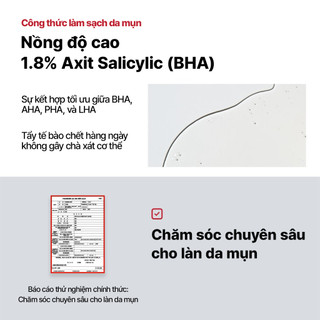 Gel Tắm Sữa Rửa Mặt Cho Da Dầu Mụn BHA 1.8% Làm Sạch Sâu Giảm Mụn Toàn Thân Kiềm Dầu 300ml COSUZZLE ENCA