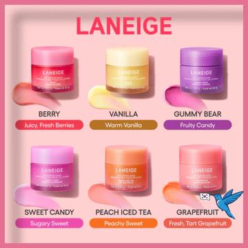 [LANEIGE] Mặt nạ ngủ môi 20g Berry Mặt nạ dưỡng môi qua đêm Dưỡng ẩm Môi khô Làm mềm mịn Chăm sóc môi Hàn Quốc