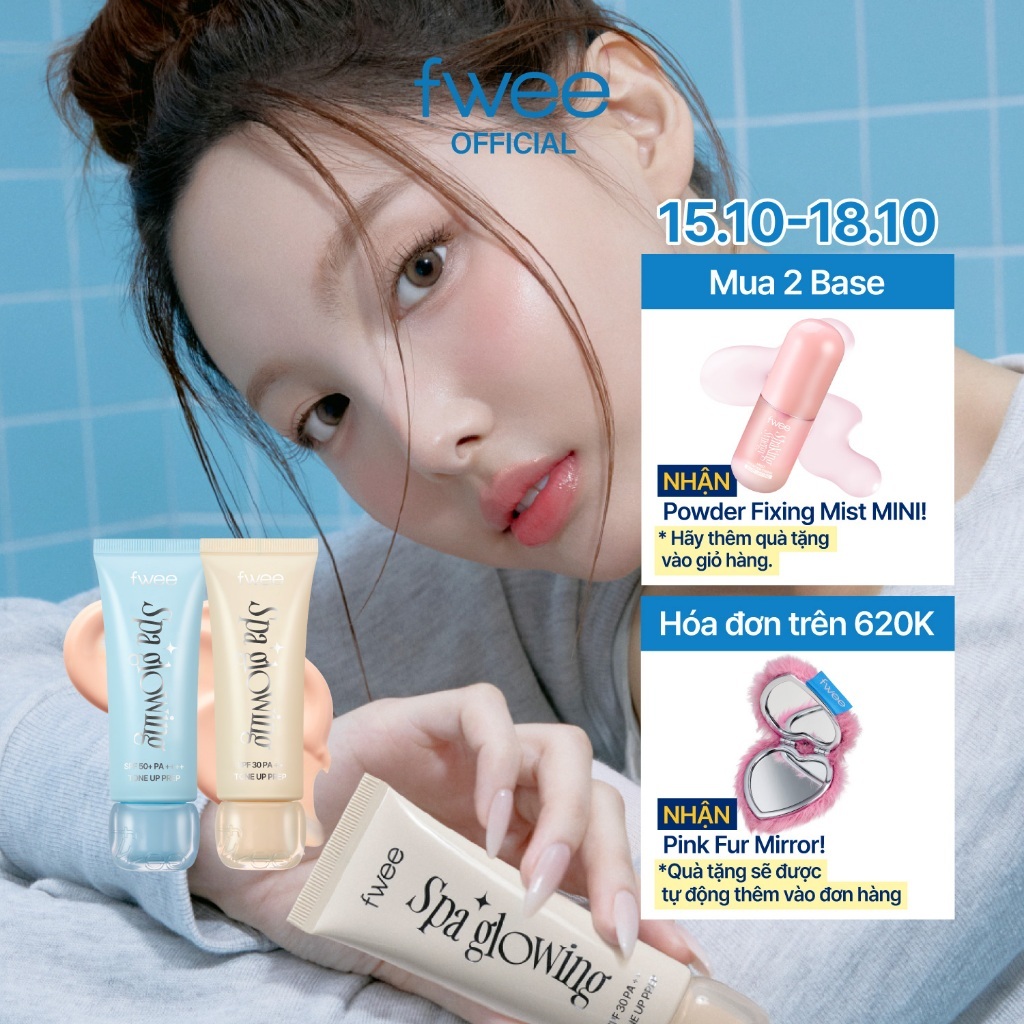 [fwee] Spa Glowing UV Tone Up Base (35ml)